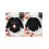 (0-3 Months, Black) Baba lányok fiú pulóver romper 2