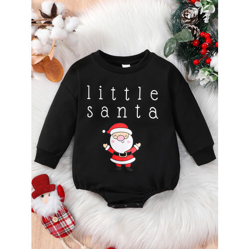 (6-12 Months, Black) Baba lányok fiú pulóver romper 2