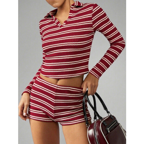 (M, Red) Set de 2 pantaloni scurți. 2