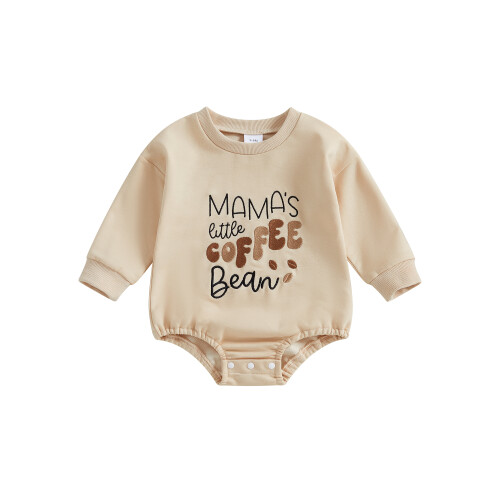 (12-18 Months, Apricot) Baba fiú lány őszi playsuit