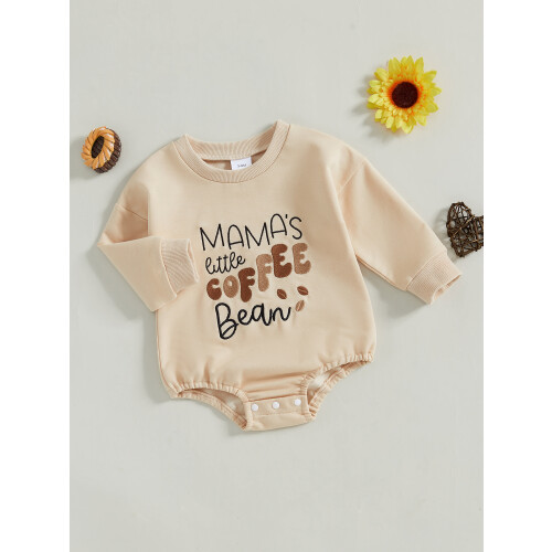 (12-18 Months, Apricot) Baba fiú lány őszi playsuit 2