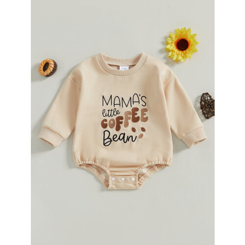 (12-18 Months, Apricot) Baba fiú lány őszi playsuit 1