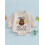 (0-3 Months, Beige) Baba Hálaadás Napi Buborékos Jumpsuit 3