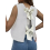(M, White) Gilet sans manches streetwear décontracté. 8