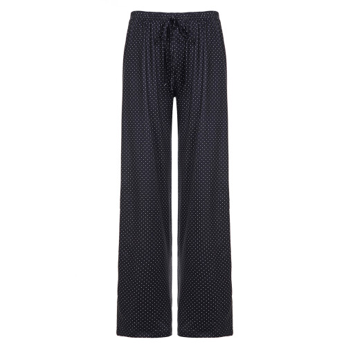 (XL, Black) Γυναικείο Baggy παντελόνι ίσια μπατζάκια 1