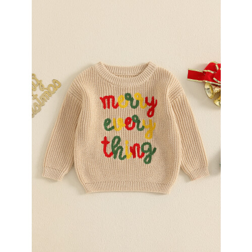(18-24 Months, Khaki) Πουλόβερ νήπια κορίτσια φθινοπωρινά ρούχα 2