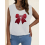 (M, White) Gilet sans manches streetwear décontracté. 3