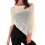 (M, Yellow) Poncho en maille le quotidien. 1