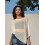 (M, Yellow) Poncho en maille le quotidien. 11