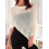(M, Yellow) Poncho en maille le quotidien. 8