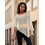 (M, Yellow) Poncho en maille le quotidien. 10