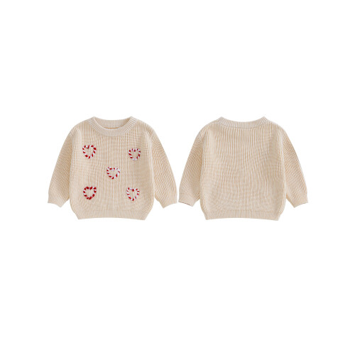 (18-24 Months, Khaki) Χριστουγεννιάτικα πουλόβερ μωρού βρεφικά πλεκτά. 1