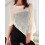 (M, Yellow) Poncho en maille le quotidien. 6