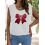 (M, White) Gilet sans manches streetwear décontracté. 6