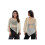 (M, Yellow) Poncho en maille le quotidien. 9