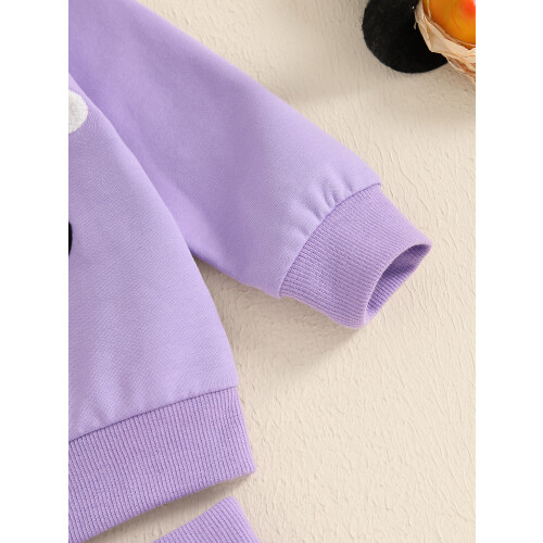 (12-18 Months, Purple) Conjunto de Halloween cordón ajustable. 1