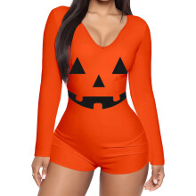 (XL, Orange) Tuta da donna abbigliamento pigiama