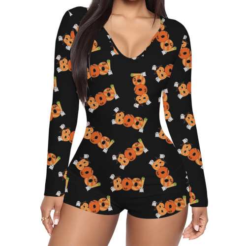 (XL, Black) Mono de Halloween de dormir