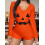 (S, Orange) Mono de Halloween de dormir 8