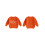 (6-9 Months, Orange) Halloween-Pullover für Kleinkinder Rundhalsausschnitt, Strickpullover 2