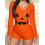 (L, Orange) Mono de Halloween de dormir 14