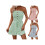 (L, Blue) Tuta da donna gamba larga. 3