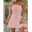 (XL, Pink) Tuta da donna gamba larga. 5