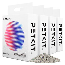 PETKIT Premium Clumping Cat Litter, 5 in 1 Mixed Cat Litter(28L), Low Tracking, 99.9% Dust Free, Superior Odour Control, Long-Lasting Tofu Pellets for