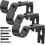 Black Iron Curtain Rod Wall Bracket (Single) 1