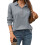 (XL, Light Blue) Γυναικείο Φούτερ Φθινοπωρινό, Καθημερινό, Ελαφρύ 1