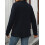 (S, Navy Blue) Γυναικείο Φούτερ Φθινοπωρινό, Καθημερινό, Ελαφρύ 7