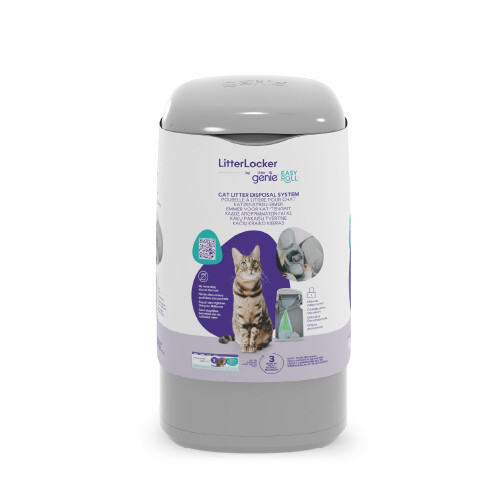 Litter Locker by Litter Genie Easy Roll Bin with 1 Refill