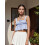 (XL, Sky Blue) Dámské tílko, top a klub 5