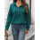 (XL, Malachite Blue) Γυναικείο Φούτερ Φθινοπωρινό, Καθημερινό, Ελαφρύ 3