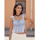 (XL, Sky Blue) Dámské tílko, top a klub 8