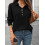 (XL, Black) Γυναικείο Φούτερ Φθινοπωρινό, Καθημερινό, Ελαφρύ 3