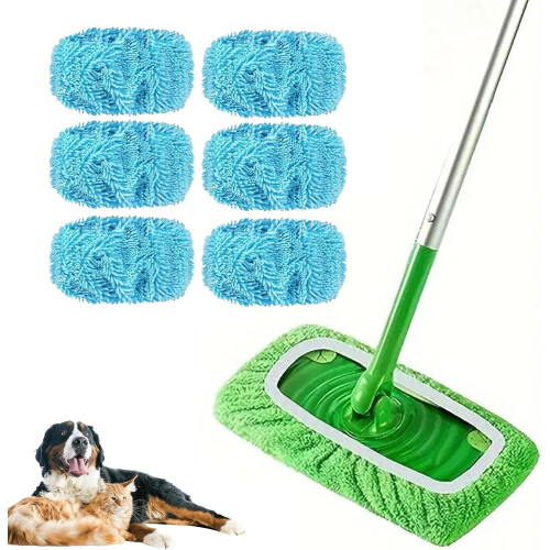 Panni in microfibra riutilizzabili e lavabili per mop piatti
