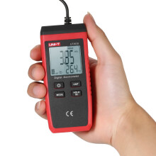 Kézi szélsebesség-mérő LCD kijelzővel, légsebesség- és hőmérsékletmérővel – kompatibilis az UT363S/UT363SLCD készülékekkel