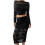(XL, Black) Γυναικεία καλοκαιρινά ρούχα φούστα Streetwear 1