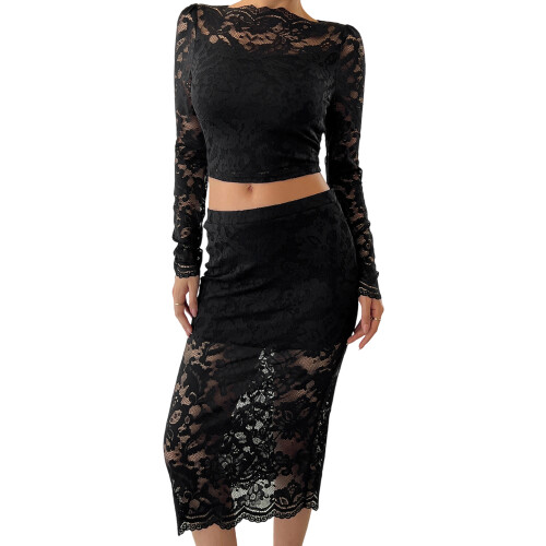(XL, Black) Γυναικεία καλοκαιρινά ρούχα φούστα Streetwear