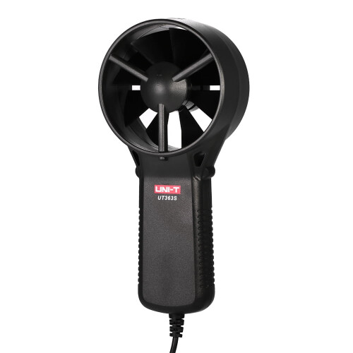 Anemômetro portátil com visor LCD, medidor de velocidade e temperatura do ar – Compatível com UT363S/UT363SLCD 2
