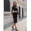 (S, Black) Γυναικεία καλοκαιρινά ρούχα φούστα Streetwear 2