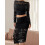 (XL, Black) Γυναικεία καλοκαιρινά ρούχα φούστα Streetwear 8
