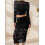 (XL, Black) Γυναικεία καλοκαιρινά ρούχα φούστα Streetwear 6