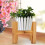 Support à fleurs en bois OUNONA pour pots de fleurs hauts 6