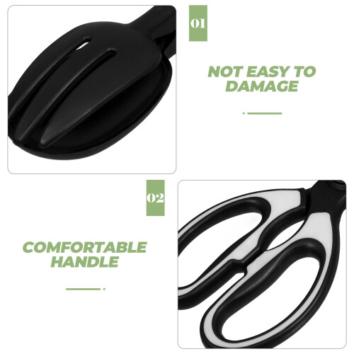 1Pcs Black Abs Scoop Gripper for Pet Owners with Ergonomically Designed Handle 2