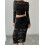 (S, Black) Γυναικεία καλοκαιρινά ρούχα φούστα Streetwear 9