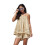 (XL, Light Yellow) Conjunto de dos cintura elástica. 1