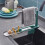 Retractable Filter Rack for Kitchen Sink 1pc 3