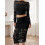(XL, Black) Γυναικεία καλοκαιρινά ρούχα φούστα Streetwear 7
